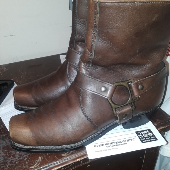 Unknown brand vintage buckle boots main image 5